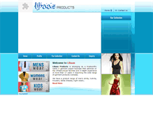 Tablet Screenshot of libaasproducts.com